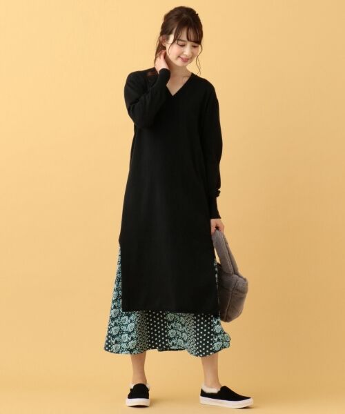 any SiS / エニィスィス ミニ・ひざ丈スカート | 【洗える】パネルプリントロング スカート | 詳細3
