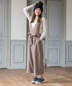 ANY SIS / エニィスィス その他パンツ | 【WEB限定】L'aube・2WAYグレンチェックサロペット パンツ