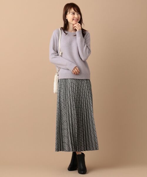 any SiS / エニィスィス ミニ・ひざ丈スカート | 【洗える】チェックプリーツロング スカート | 詳細3