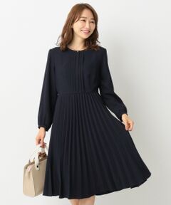 ANY SIS / エニィスィス ミニ丈・ひざ丈ワンピース | 【洗える】ノーブルプリーツ ワンピース