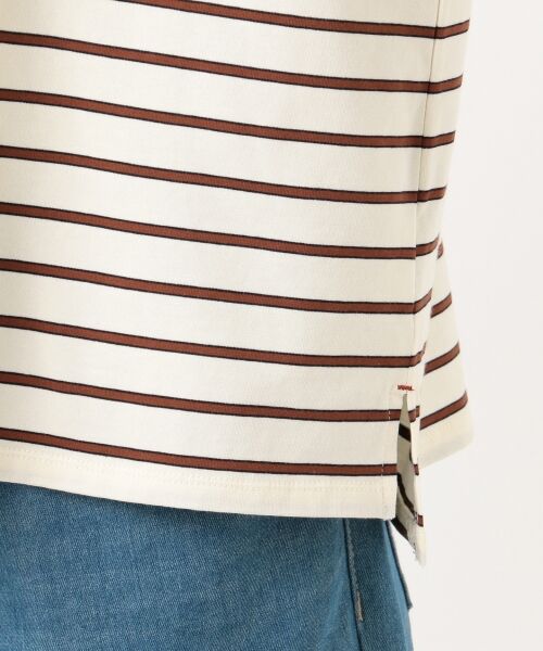 any SiS / エニィスィス Tシャツ | 【L'aube】フレンチボーダーカットソー 8分袖 | 詳細8