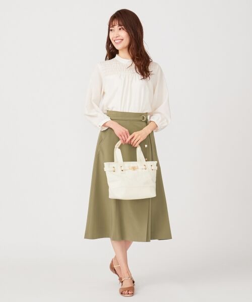 any SiS / エニィスィス ミニ・ひざ丈スカート | 【洗える】サイドボタンフレア スカート | 詳細15