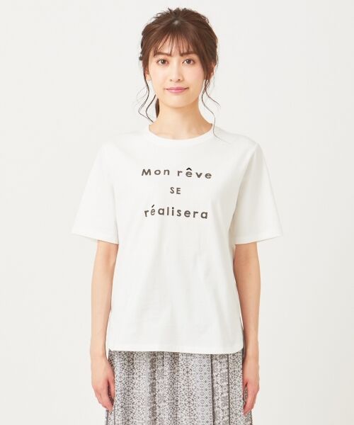 any SiS / エニィスィス Tシャツ | ロゴプリント Tシャツ | 詳細3
