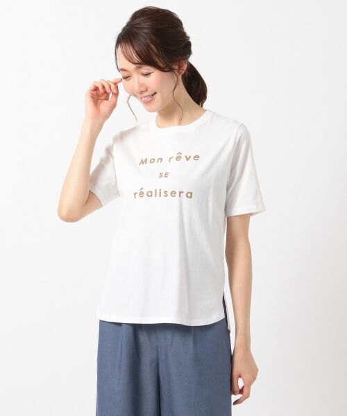 any SiS / エニィスィス Tシャツ | ロゴプリント Tシャツ | 詳細17