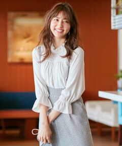 ANY SIS / エニィスィス トップス | シャーリングプルオーバー ブラウス