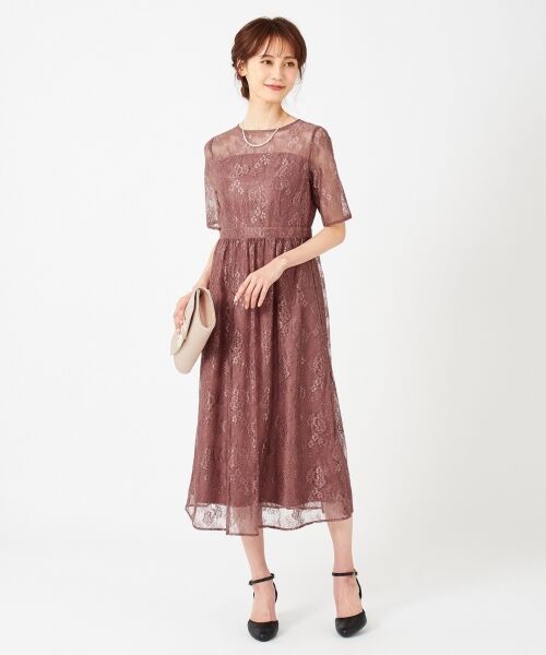 any SiS / エニィスィス ドレス | 【洗える】エアリーチュールレース ドレス | 詳細1