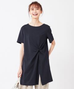 【おうち時間に】Rich cottonスムース ロングTシャツ