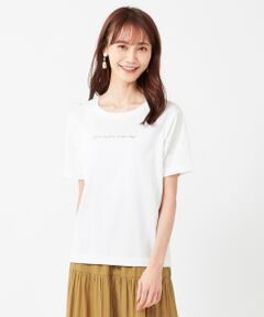 【道重さゆみさん着用】ロゴプリント Tシャツ