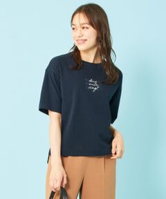 【ecolofriend】アートプリント Ｔシャツ ロゴ