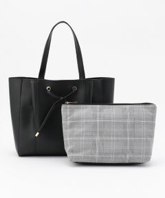 ANY SIS / エニィスィス トートバッグ | 【ポーチ付き】リボンタック トートバッグ