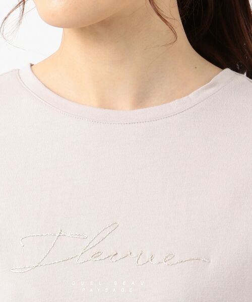 any SiS / エニィスィス Tシャツ | コード刺繍ロゴ Tシャツ | 詳細5