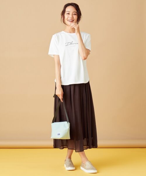 any SiS / エニィスィス ミニ・ひざ丈スカート | 【洗える】シアーライトクロス スカート | 詳細8