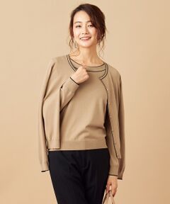 ANY SIS / エニィスィス カーディガン・ボレロ | 【洗える】ラインポイント カーディガン