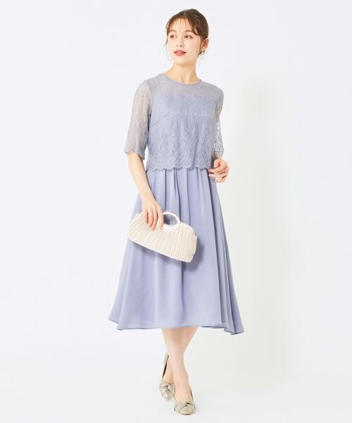 any SiS / エニィスィス ドレス | 【洗える】チュールレースフレア ドレス | 詳細1