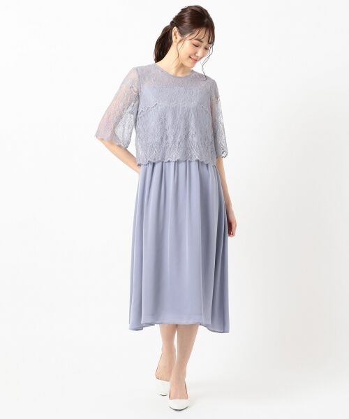 any SiS / エニィスィス ドレス | 【洗える】チュールレースフレア ドレス | 詳細4