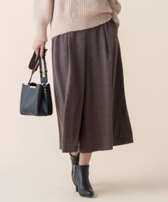 ANY SIS / エニィスィス ショート・ハーフ・半端丈パンツ | 【洗える】ウィンタードレープジャージー ガウチョパンツ
