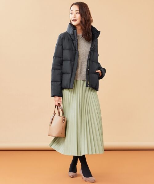 any SiS / エニィスィス ミニ・ひざ丈スカート | 【WEB限定】フェイクレザープリーツ スカート | 詳細5