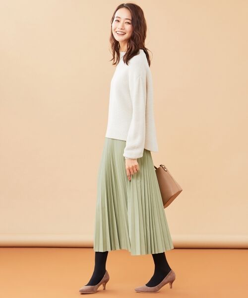 any SiS / エニィスィス ミニ・ひざ丈スカート | 【WEB限定】フェイクレザープリーツ スカート | 詳細6
