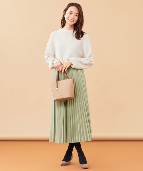 any SiS / エニィスィス ミニ・ひざ丈スカート | 【WEB限定】フェイクレザープリーツ スカート | 詳細7