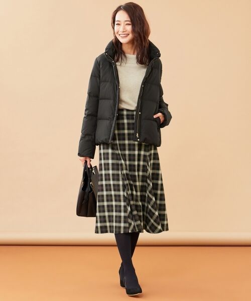 any SiS / エニィスィス ミニ・ひざ丈スカート | 【洗える】フレアチェック/ツイード スカート | 詳細8
