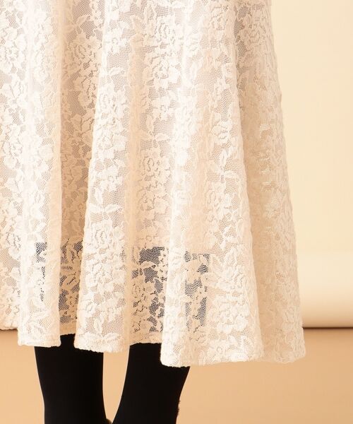 any SiS / エニィスィス ミニ・ひざ丈スカート | 【洗える】キモウレースフレア スカート | 詳細12