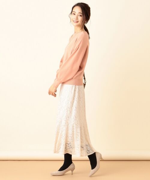 any SiS / エニィスィス ミニ・ひざ丈スカート | 【洗える】キモウレースフレア スカート | 詳細6