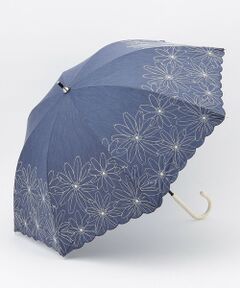 【晴雨兼用】マーガレット刺繍 長傘