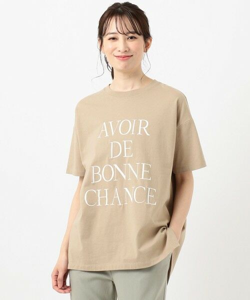 any SiS / エニィスィス カットソー | 【L'aube】BIGロゴ Tシャツ | 詳細6