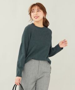 ANY SIS / エニィスィス ニット・セーター | 【セットアップ対応】Puresleekリブコンビハイネック ニット