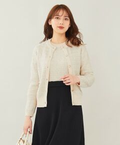 ANY SIS / エニィスィス カーディガン・ボレロ | 【セットアップ対応】ツイードニット ジャケット