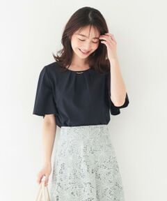 【UVケア】コンフォートモダールベーシッククルーネック Tシャツ