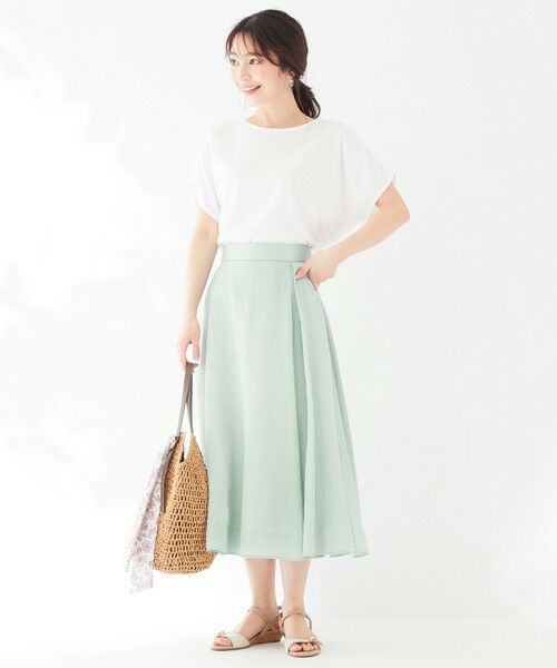 any SiS / エニィスィス ミニ・ひざ丈スカート | 【洗える】エアリーストライプ スカート | 詳細4