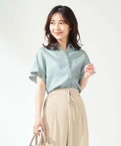 MUL PUL マルプラ　カーキ　ブラウス　Fサイズ　新品未使用 SALEクロスプラス公式通販サイト