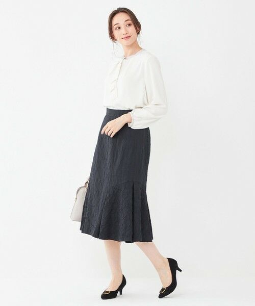 any SiS / エニィスィス ミニ・ひざ丈スカート | 【洗える】フラワーフクレジャカード スカート | 詳細1