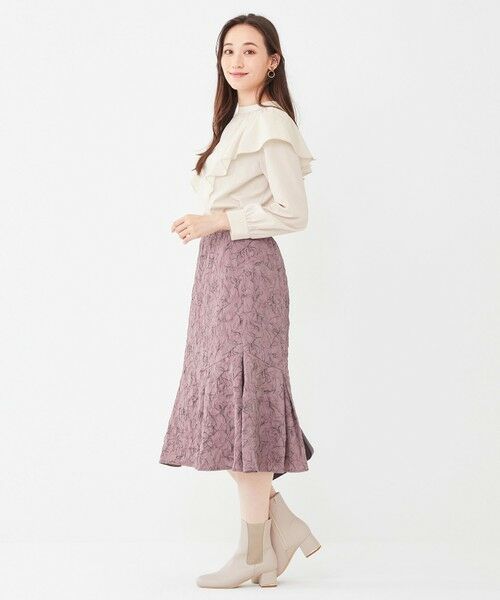 any SiS / エニィスィス ミニ・ひざ丈スカート | 【洗える】フラワーフクレジャカード スカート | 詳細16