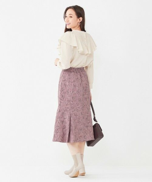 any SiS / エニィスィス ミニ・ひざ丈スカート | 【洗える】フラワーフクレジャカード スカート | 詳細17