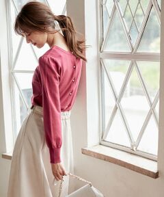 ANY SIS / エニィスィス カーディガン・ボレロ | 【前後着用可能】2WAYパフスリーブ カーディガン