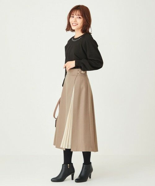 any SiS / エニィスィス ミニ・ひざ丈スカート | 【洗える】パール調ポイントツイル スカート | 詳細3