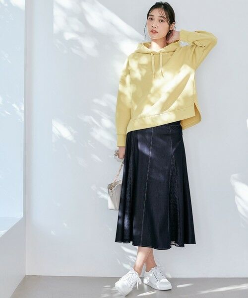 any SiS / エニィスィス ミニ・ひざ丈スカート | 【洗える】デニムライクシャンブレー スカート | 詳細3