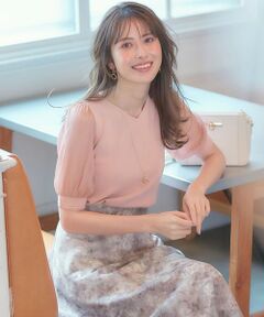 ANY SIS / エニィスィス ニット・セーター | 【洗える】シアースリーブコンビ ニット