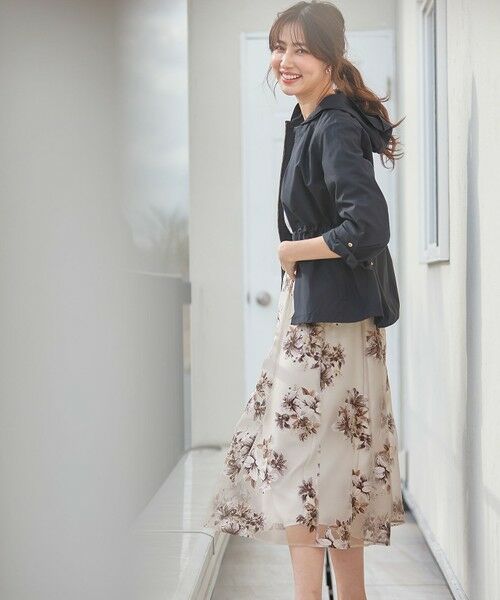 any SiS / エニィスィス ミニ・ひざ丈スカート | 【洗える】フラワーオパールプリント スカート | 詳細12