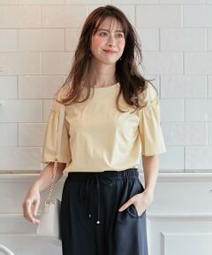 ANY SIS / エニィスィス カットソー | シルケットストライプ フレアスリーブ カットソー