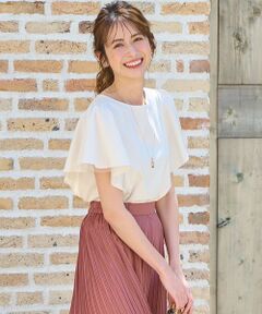 ANY SIS / エニィスィス カットソー | 【接触冷感】360°好印象フリルスリーブ カットソー