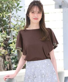 ANY SIS / エニィスィス カットソー | 【接触冷感】360°好印象フリルスリーブ カットソー