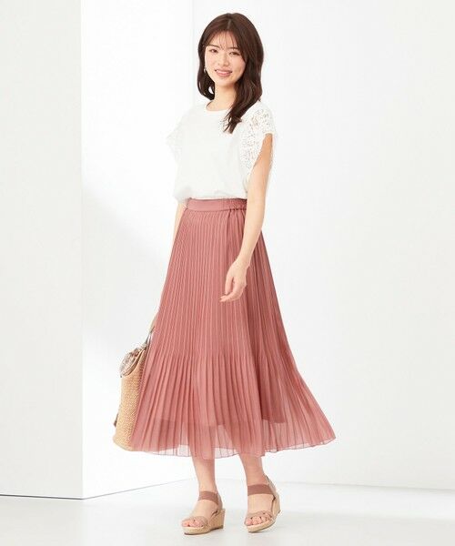 any SiS / エニィスィス ミニ・ひざ丈スカート | 【洗える】シフォンプリーツ スカート | 詳細11