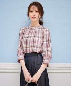 ANY SIS / エニィスィス シャツ・ブラウス | 【洗える】ソフトチェック ブラウス