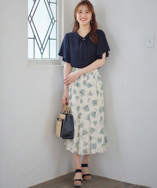 any SiS / エニィスィス ミニ・ひざ丈スカート | 【2WAY】ペイントフラワー スカート | 詳細2