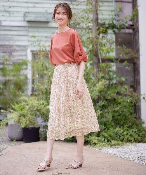 any SiS / エニィスィス ミニ・ひざ丈スカート | 【洗える】クリスタルプリーツフラワー スカート | 詳細2