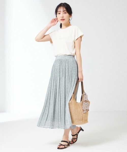 any SiS / エニィスィス ミニ・ひざ丈スカート | 【洗える】クリスタルプリーツフラワー スカート | 詳細12
