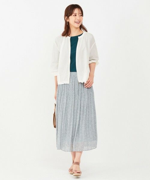 any SiS / エニィスィス ミニ・ひざ丈スカート | 【洗える】クリスタルプリーツフラワー スカート | 詳細14